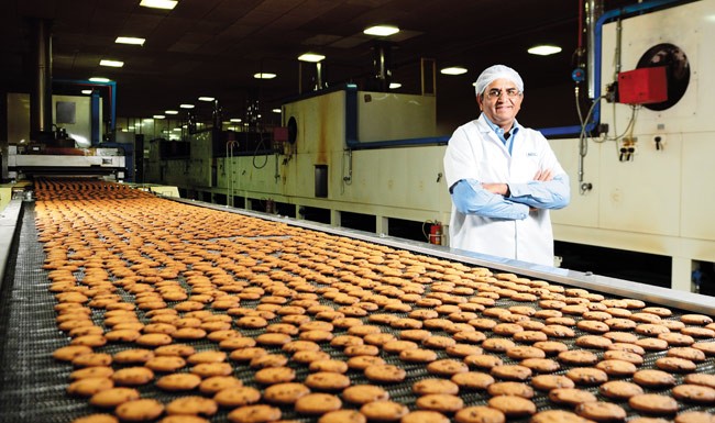 Biscuit baking line